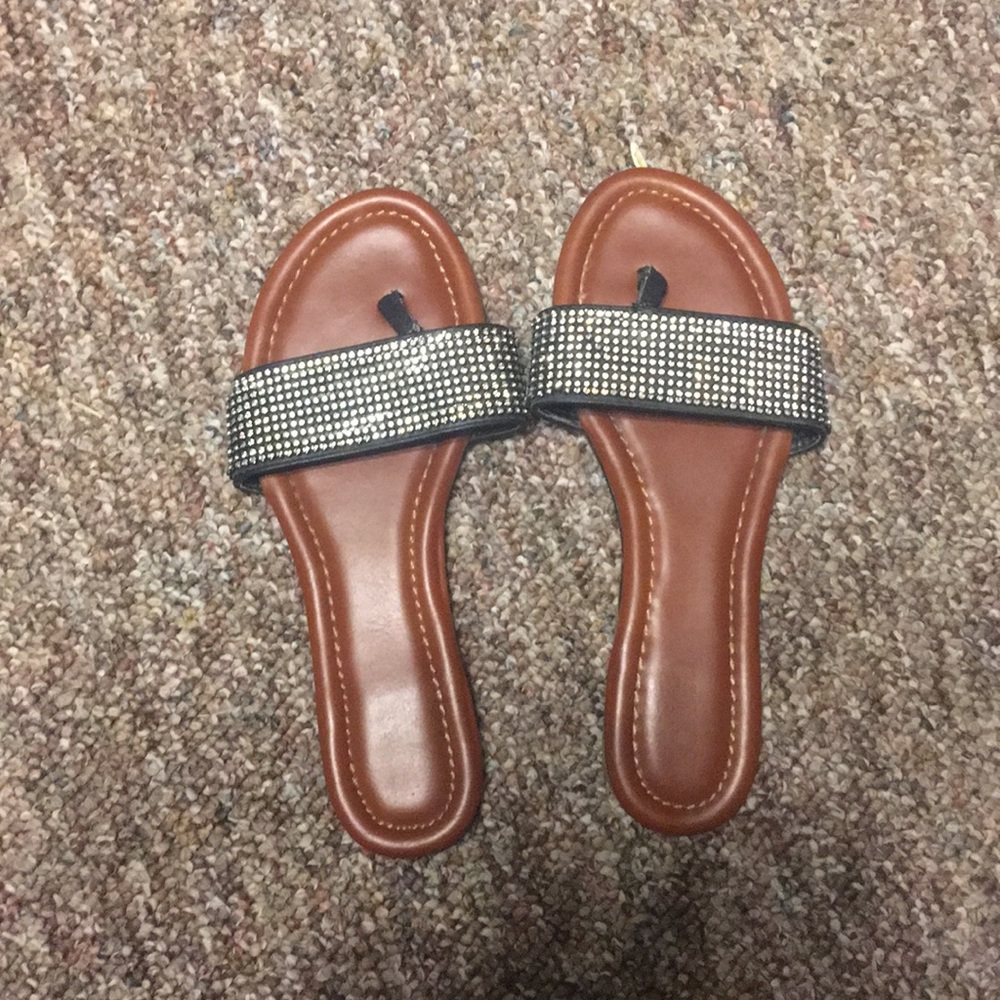 Decorative Shimmery Stoned Slides